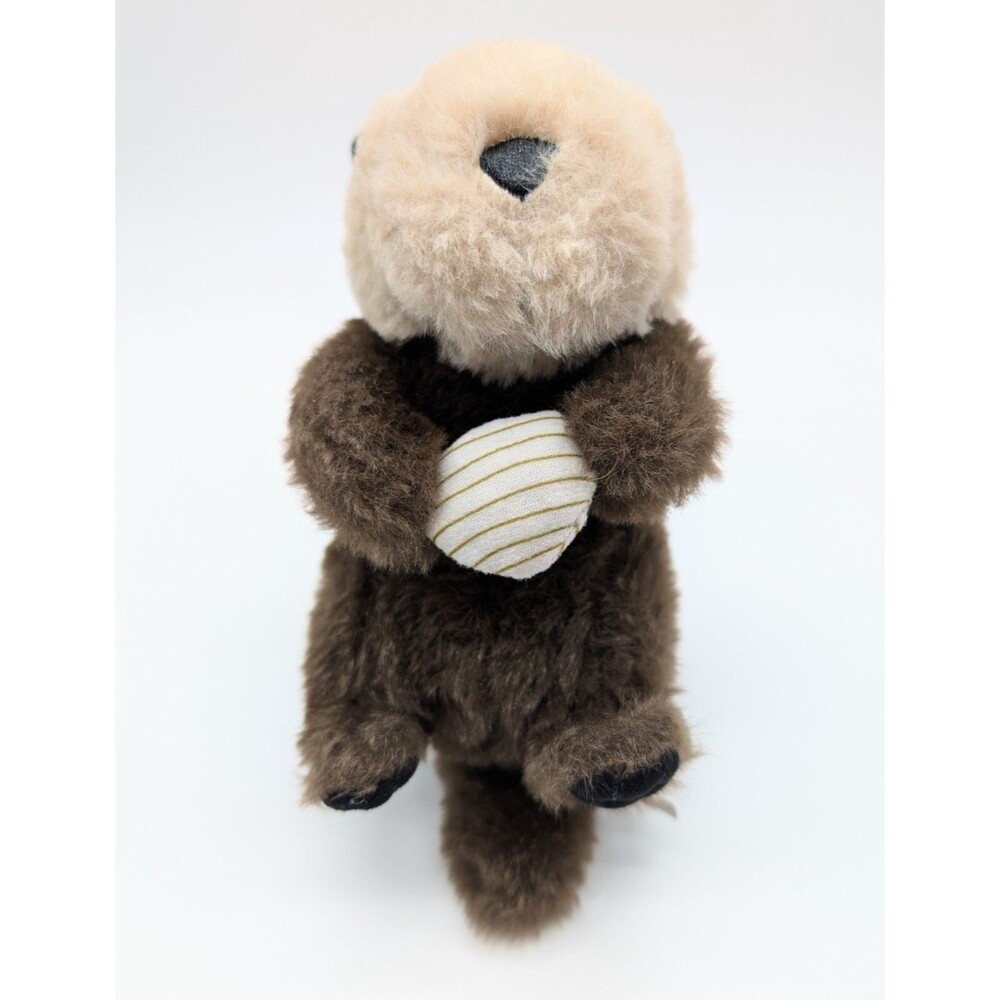 Brown Sea River Otter Plush Stuffed Animal w/ Toy Soft Stuffed Animal House 8"